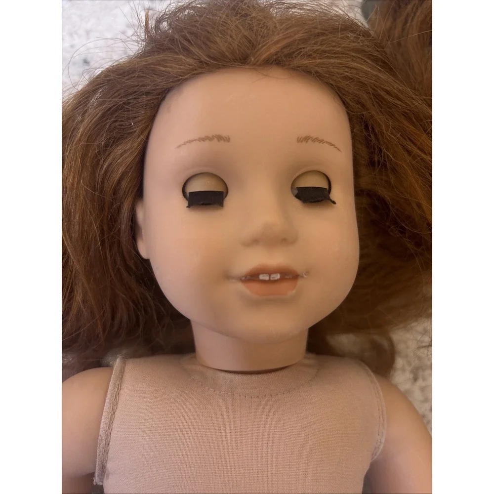 American Girl Doll 2017 Truly Me Number 61? Sleep Eyes Red Hair Green Eyes/Read